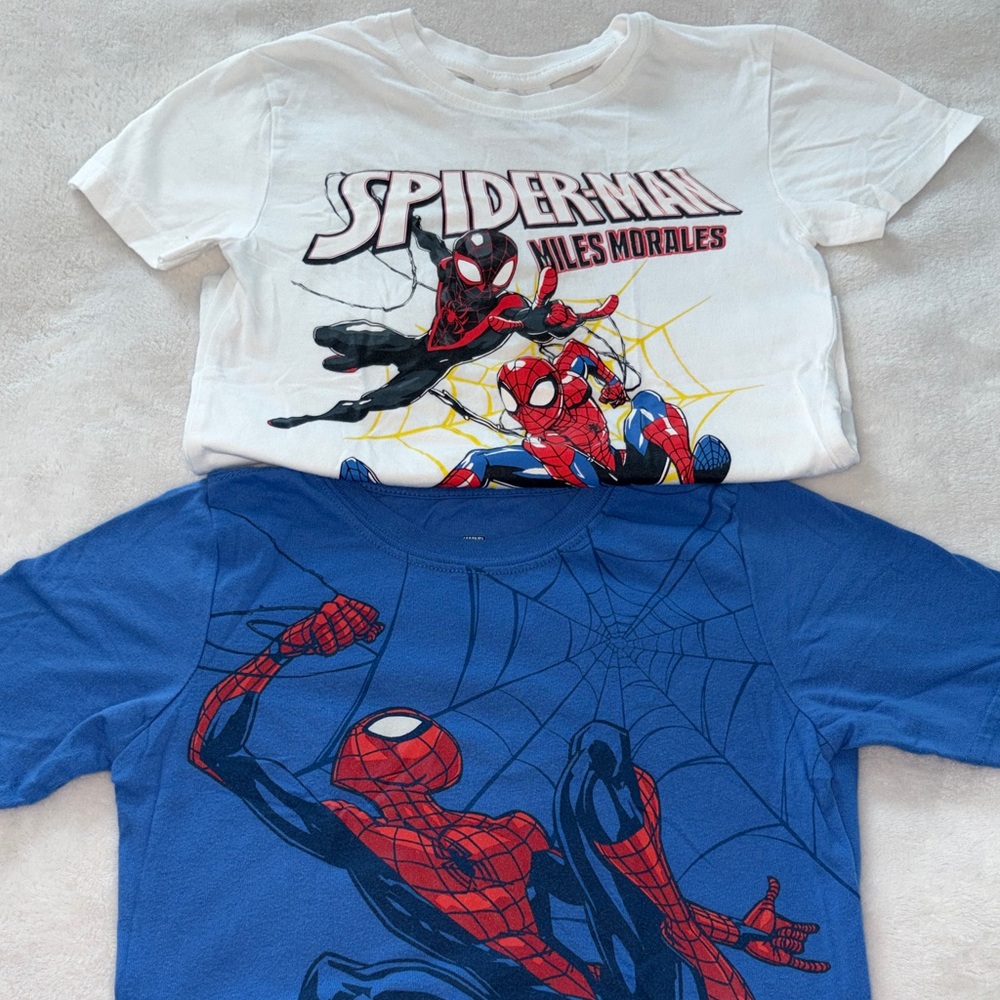 Spiderman Boys T-shirt Bundle Size 5-6